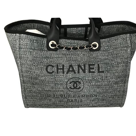 small deauville chanel|chanel deauville large canvas bags.